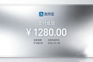 支付宝收款播报演示